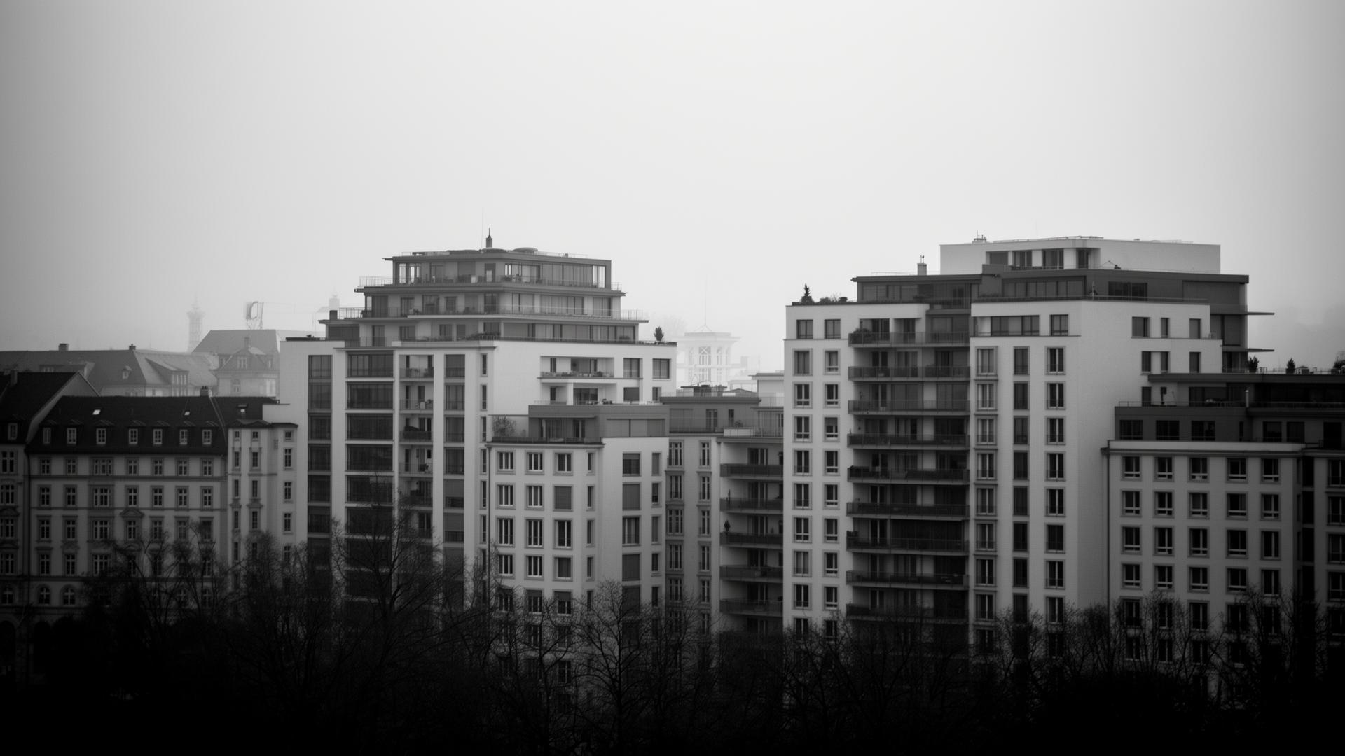 Stuttgarter Stadtbild mit Wohn- und Bestandsarchitektur